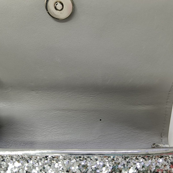Special Material Shoulder Bag Silver