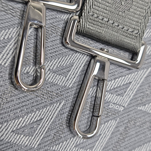 Lingot Oblique Coated Canvas Gray