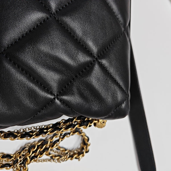 Quilted Lambskin Black