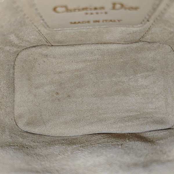 Lady Dior Super Mini Cannage Lambskin Beige
