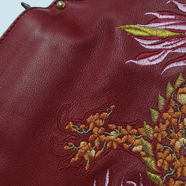 Sophia Calfskin Red