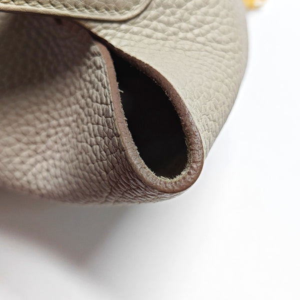 Authenticated pre-owned Picotin Lock 18 Clemence White - Bucket Bag at Looply