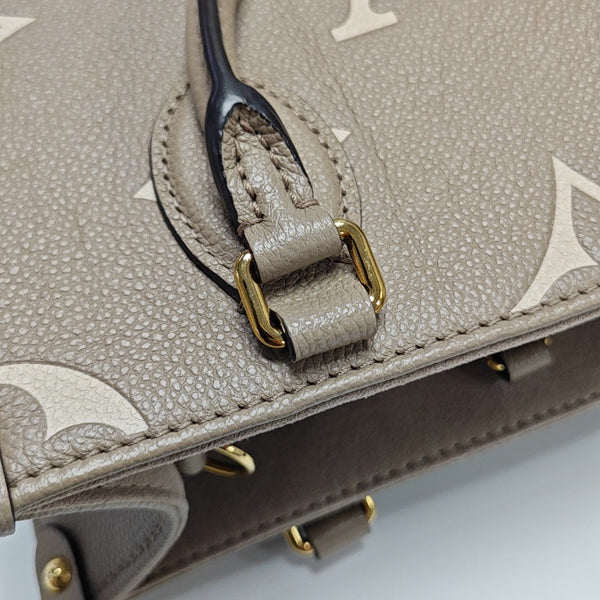 ONTHEGO PM Monogram Calfskin Gray