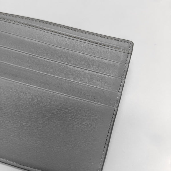 Coated Canvas Wallet Gray