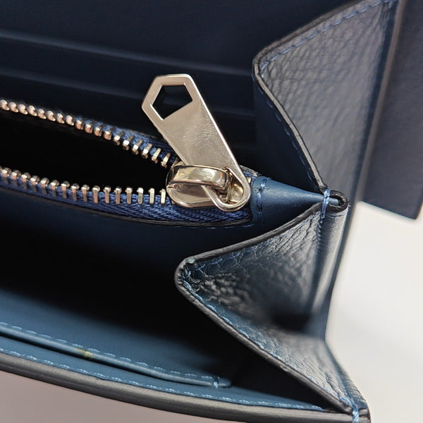 Calfskin Clutch Blue
