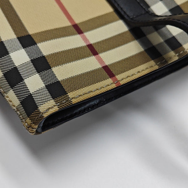 Coated Canvas Tote Bag Beige