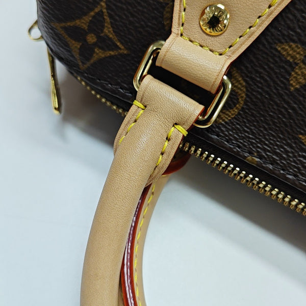 SPEEDY 20 Monogram Coated Canvas Brown