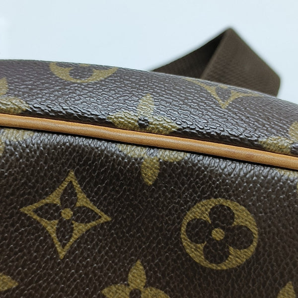 GANGE Monogram Coated Canvas Brown