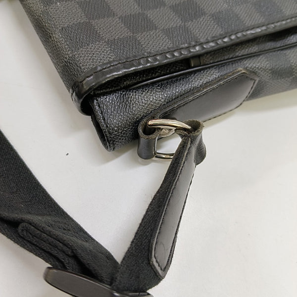 DANIEL Damier Graphite Coated Canvas Gray