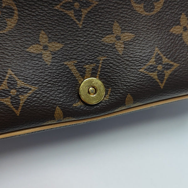 DIANE Monogram Coated Canvas Brown