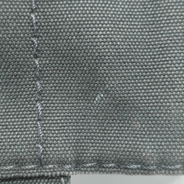 Denim Quilted Canvas Black