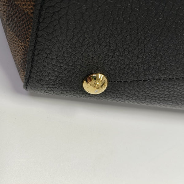HYDE PARK Damier Ebene Coated Canvas Brown