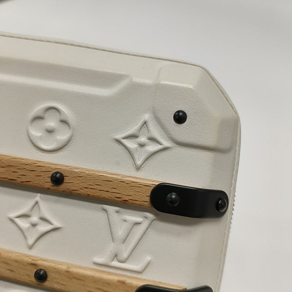 TRUNK Monogram Calfskin White