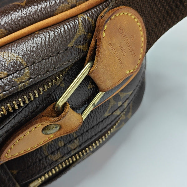 REPORTER Monogram Coated Canvas Brown