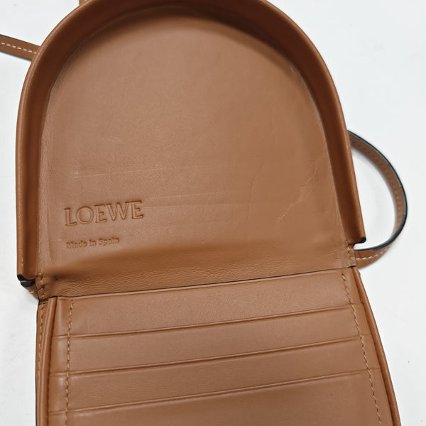 Heel Small Calfskin Brown