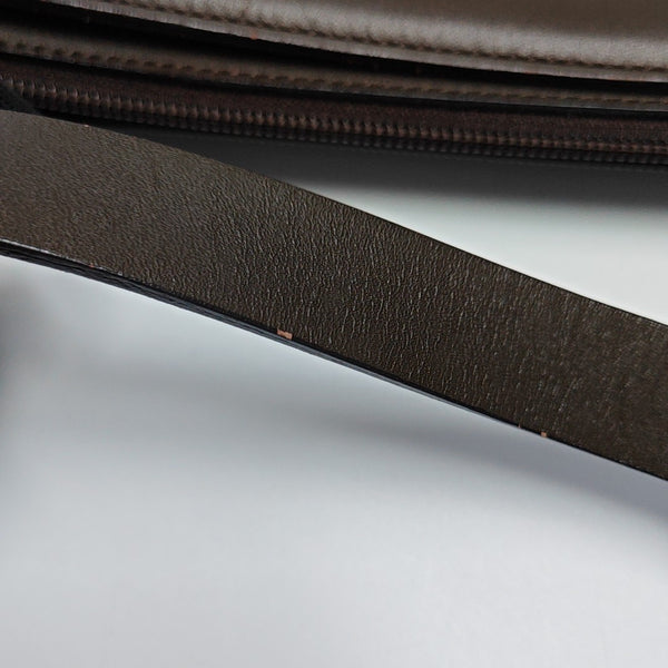 Calfskin Shoulder Bag Brown
