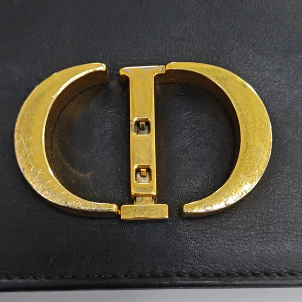 30 Montaigne Mini Calfskin Black