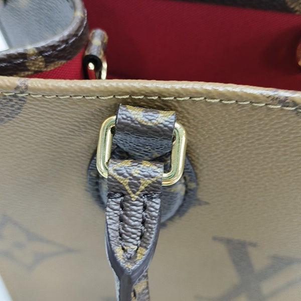 ONTHEGO PM Monogram Coated Canvas Brown