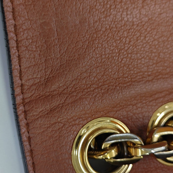 MARCEAU Monogram Coated Canvas Brown