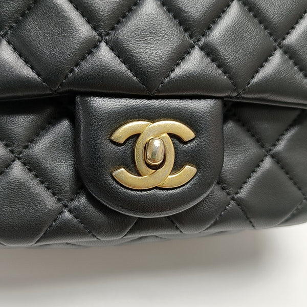 CLASSIC FLAP Mini Quilted Lambskin Black