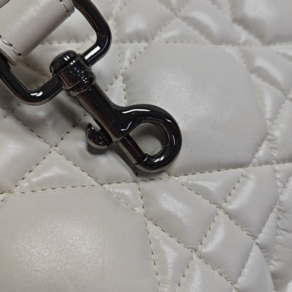 Diorcamp Small Cannage Calfskin White