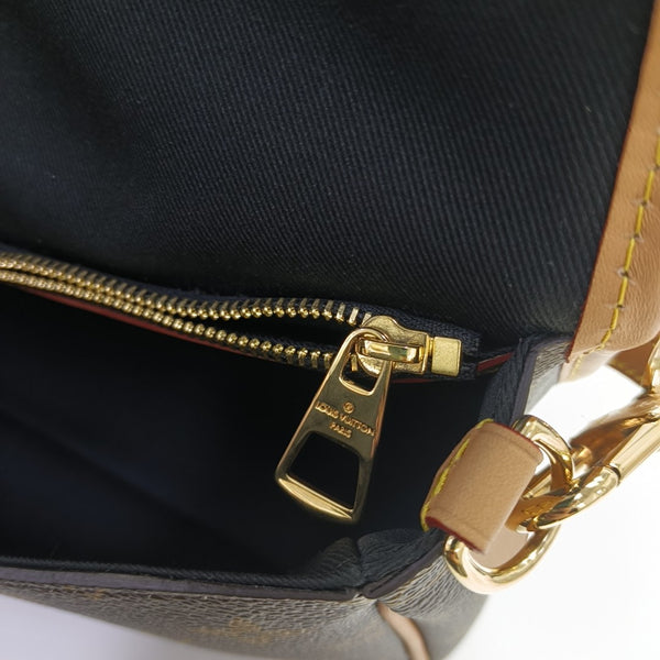 DIANE Monogram Coated Canvas Brown