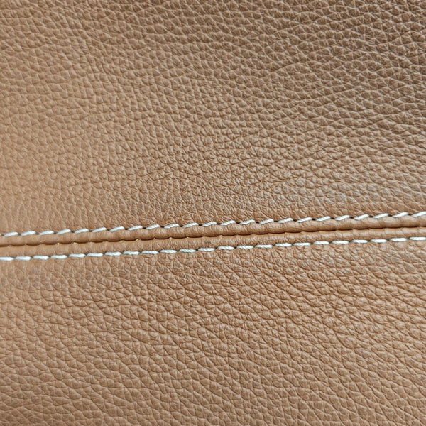 LOW KEY CABAS MM Monogram Calfskin Brown