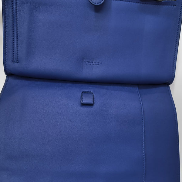 Lambskin Clutch Blue