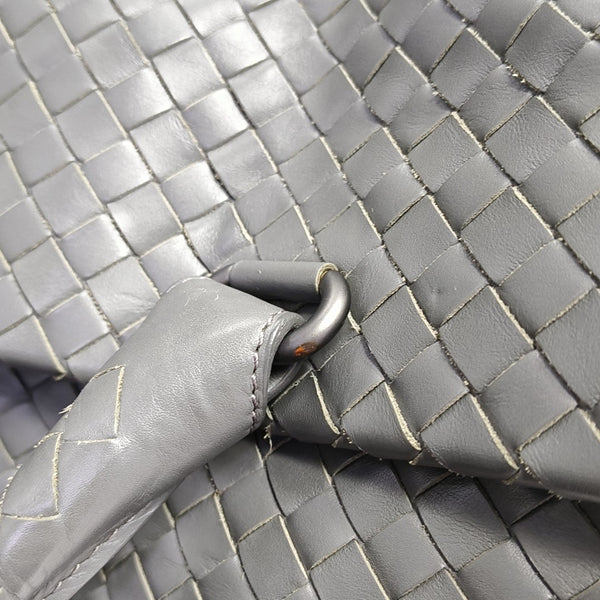 Calfskin Shoulder Bag Gray