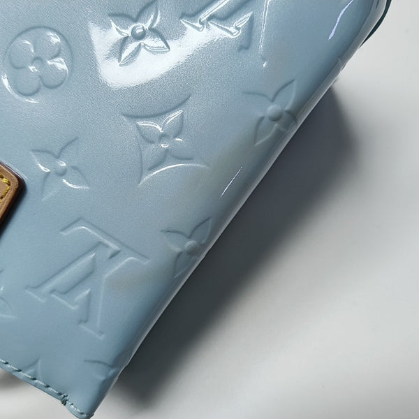 READE PM Monogram Patent Leather Blue