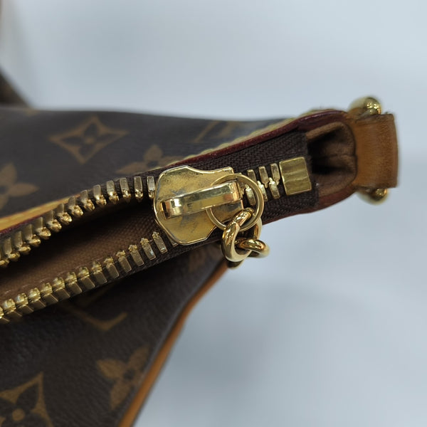 PALERMO GM Monogram Coated Canvas Brown
