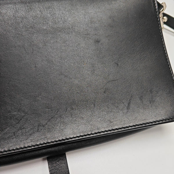 Leather Clutch Black