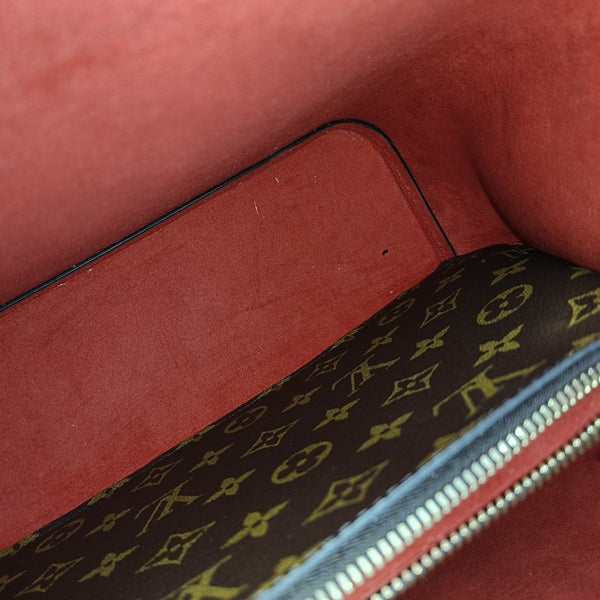 NÉONOÉ MM Monogram Coated Canvas Brown