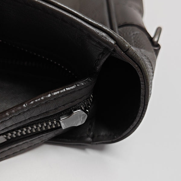 TADAO PM Damier Ebene Calfskin Brown
