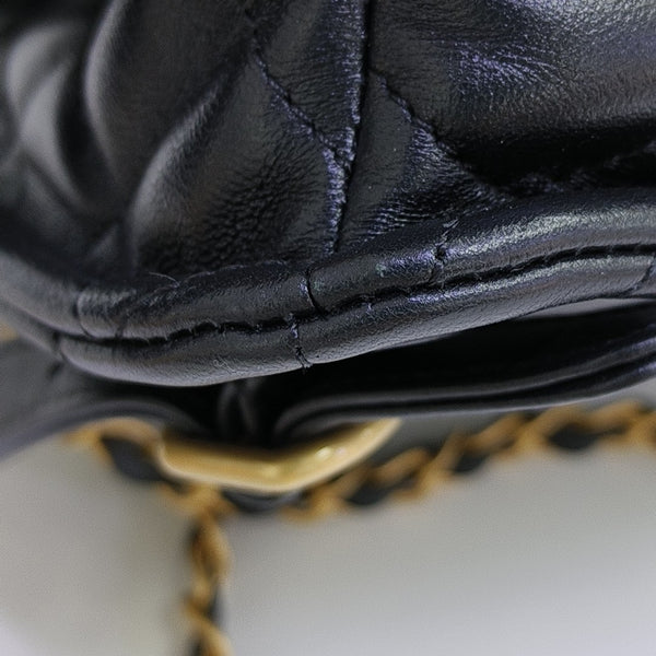 Quilted Lambskin Black