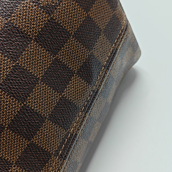 NEVERFULL MM Damier Ebene Coated Canvas Brown