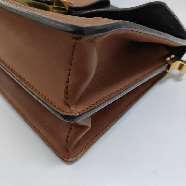 DAUPHINE MM Monogram Coated Canvas Brown