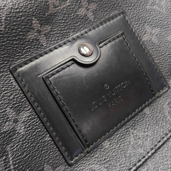 VOYAGER PM Monogram Coated Canvas Black