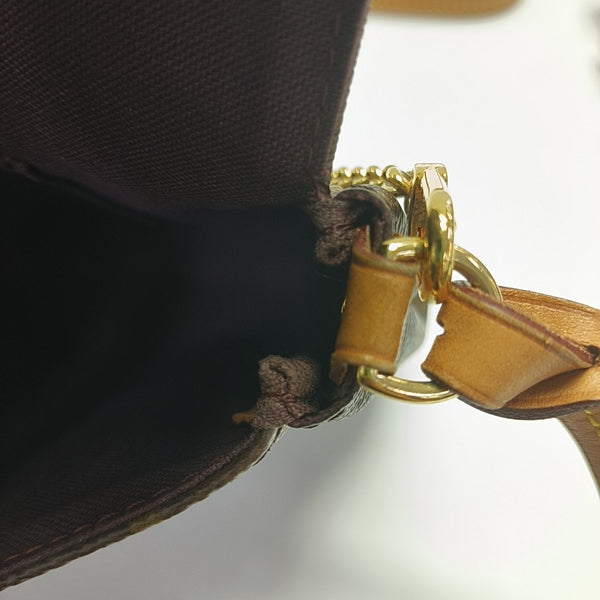 FAVORITE MM Monogram Coated Canvas Brown