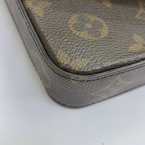FÉLICIE Monogram Coated Canvas Brown