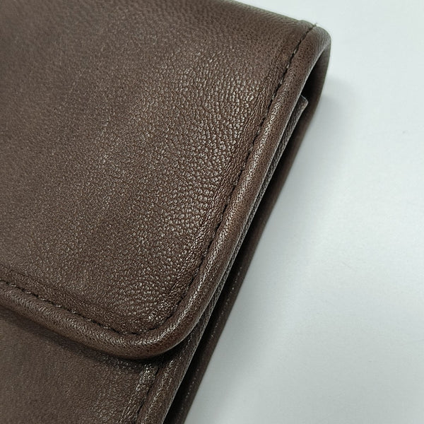 Lambskin Shoulder Bag Brown