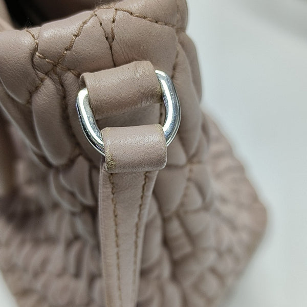 Miu Coffer Quilted Lambskin Pink
