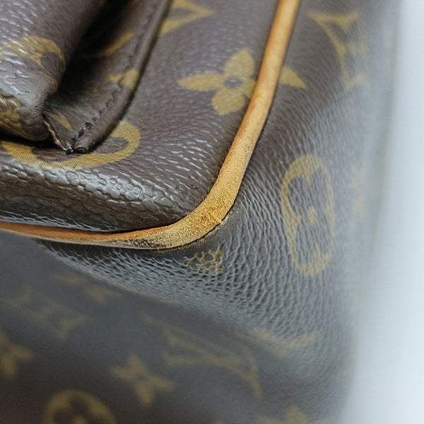 MULTIPLE Monogram Coated Canvas Brown