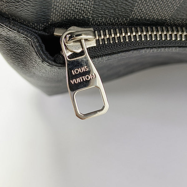 7 DAYS A WEEK Damier Graphite Coated Canvas Gray