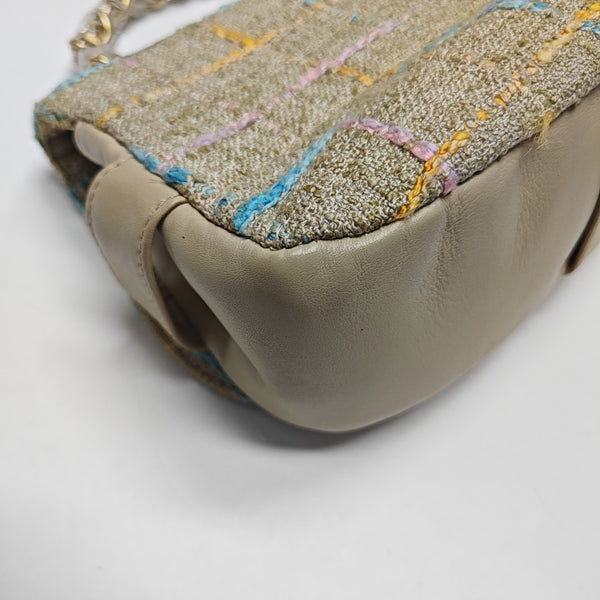 Wool Shoulder Bag Beige