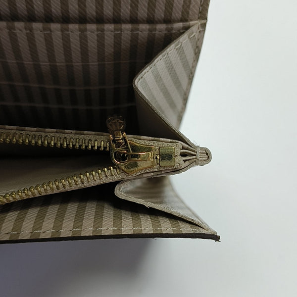 SARAH Damier Ebene Coated Canvas Brown