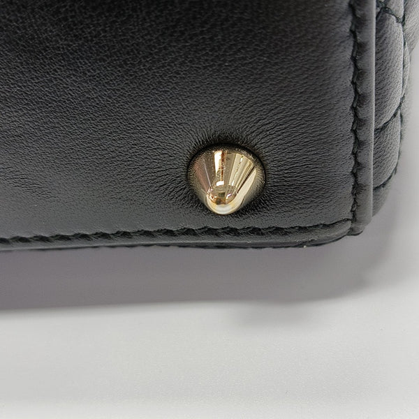 Lady Dior Small Cannage Lambskin Black