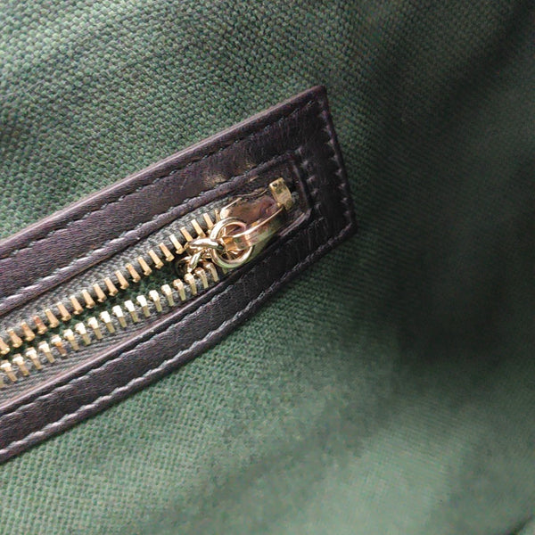 Calfskin Top Handle Bag Green