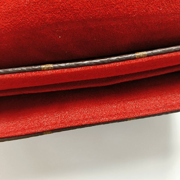 LOCKY BB Monogram Coated Canvas Red