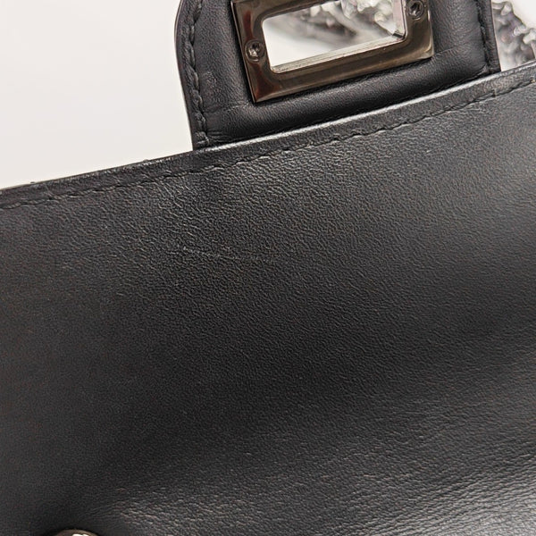 2.55 224 (mini) Quilted Patent Calfskin Black